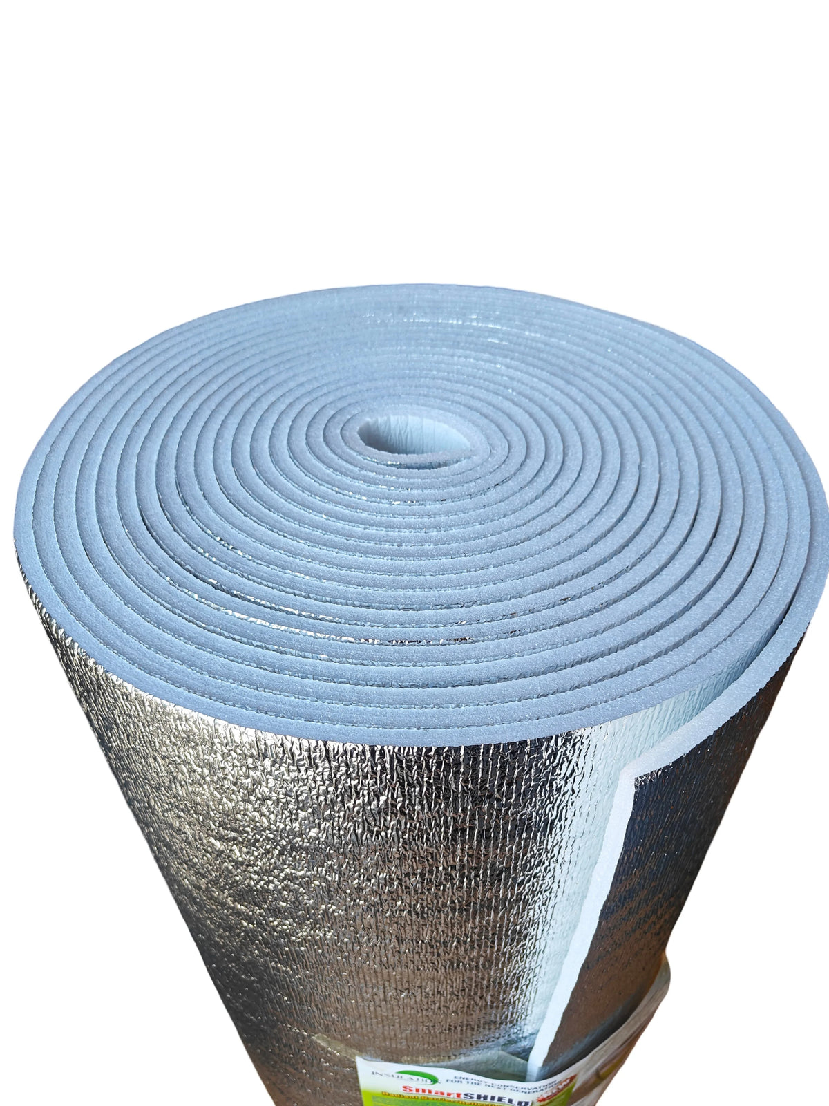 SmartSHIELD Pro-5mm 48"x100ft Reflective Insulation, Foam Core, Foil and White.