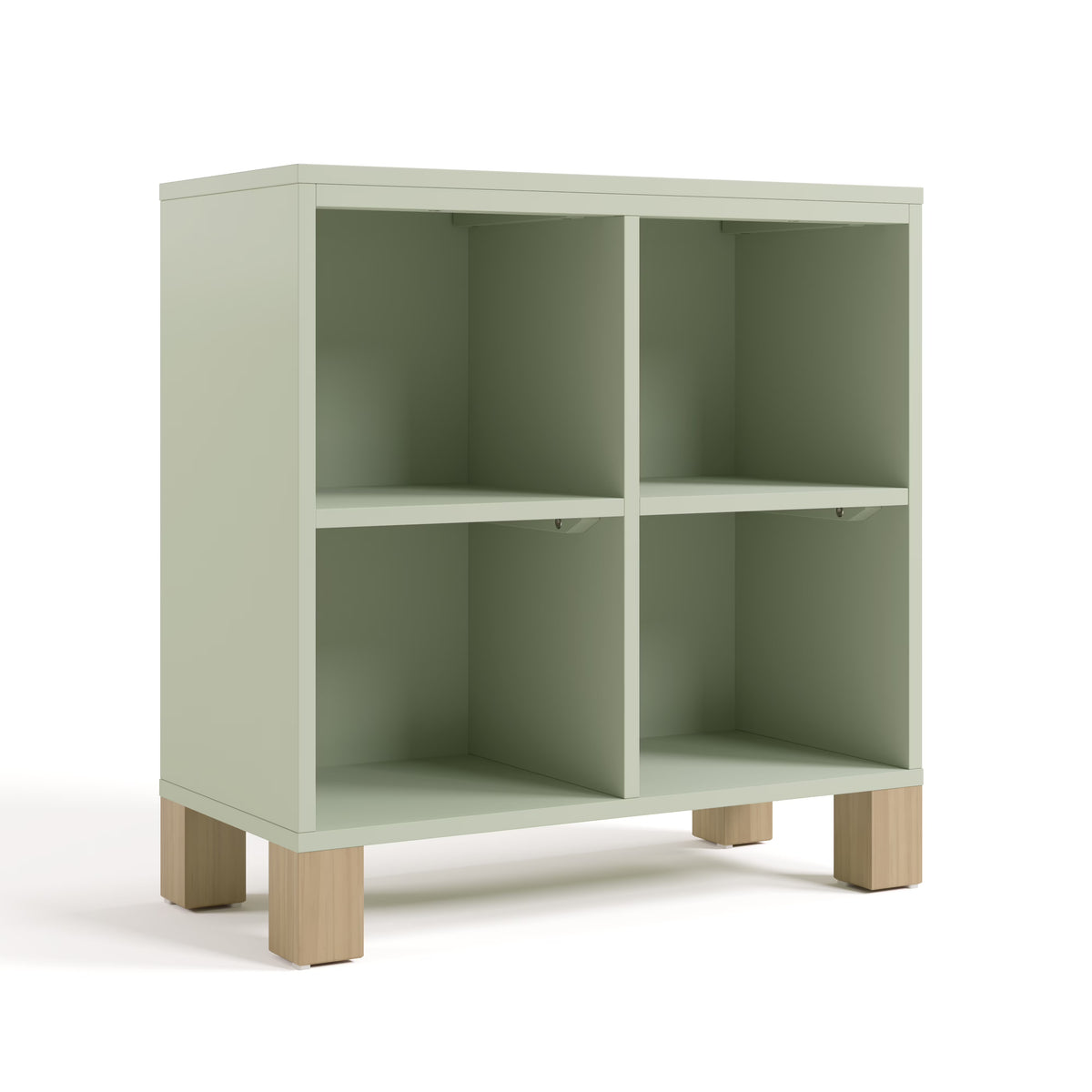 Storkcraft California Cube Organizer Children's Bookcase, Blush with Driftwood