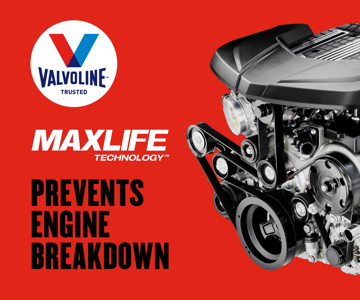 Valvoline High Mileage Maxlife Synthetic Blend Motor Oil 5W-30, 5 gal