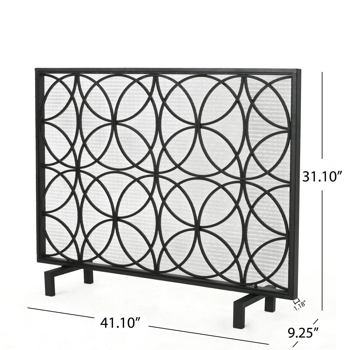 Christopher Knight Home Valeno Single Panel Fireplace Screen by  Gold