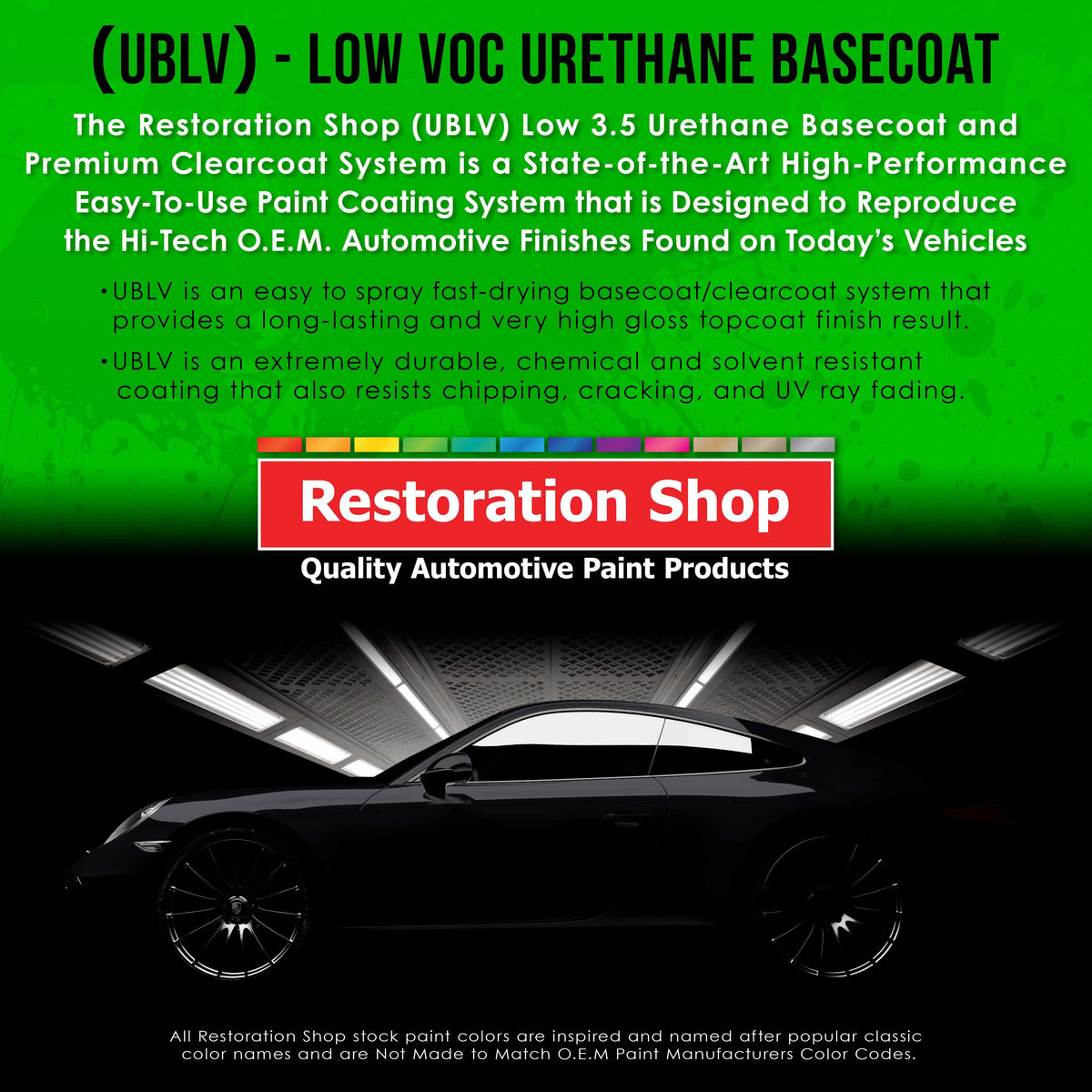 Cobalt Blue Firemist Gallon Kit Low VOC URETHANE BASECOAT Car Auto Paint Kit