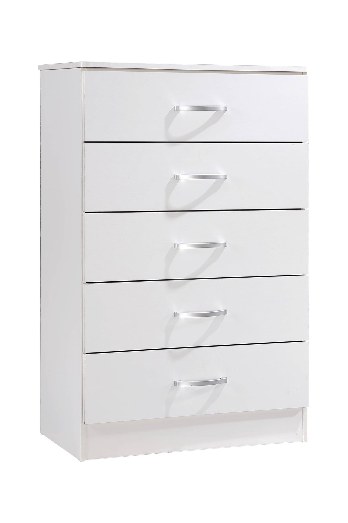 Hodedah 5 - Drawer Chest, Brown, Wood