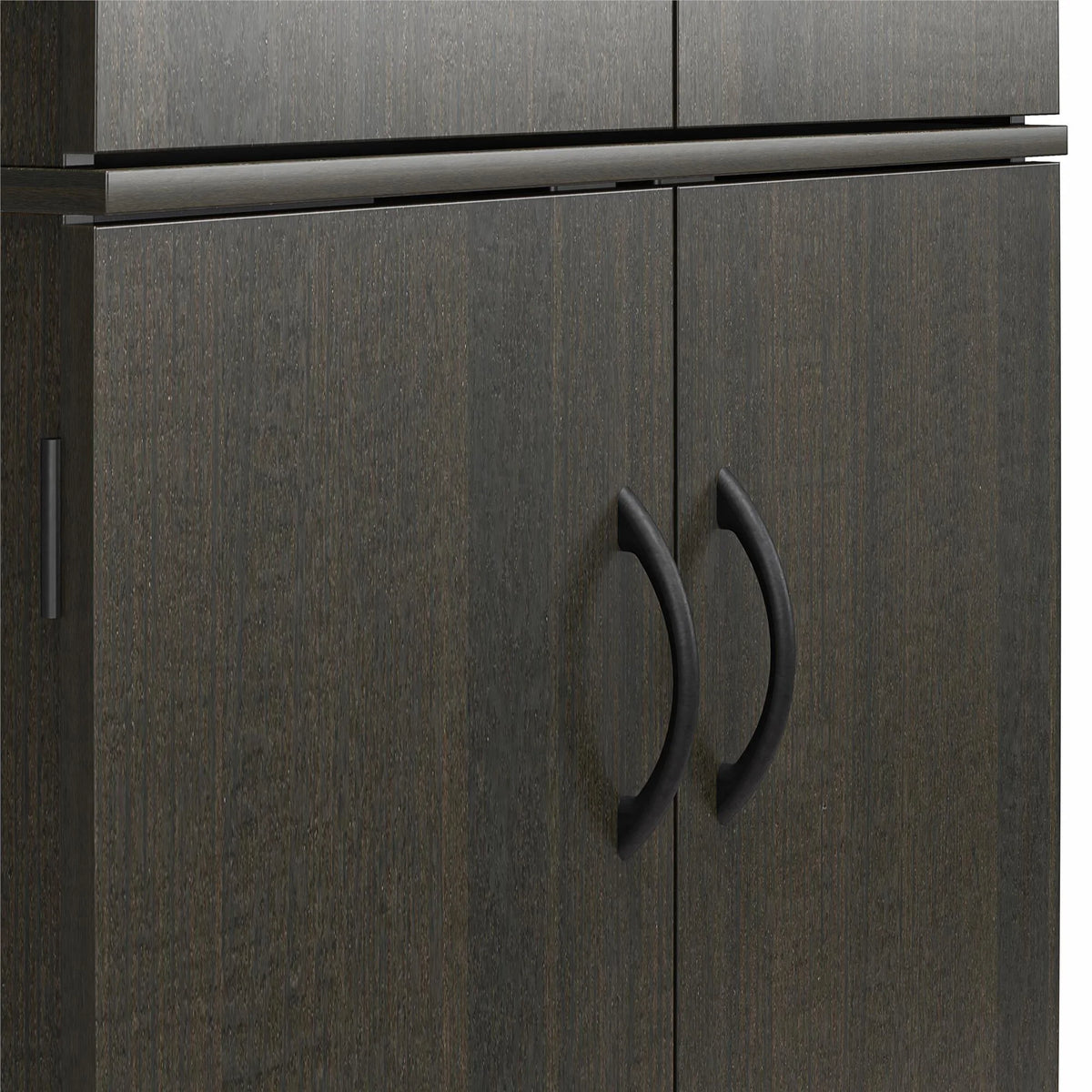 Mainstays 72" 4-Door Storage Cabinet, Espresso