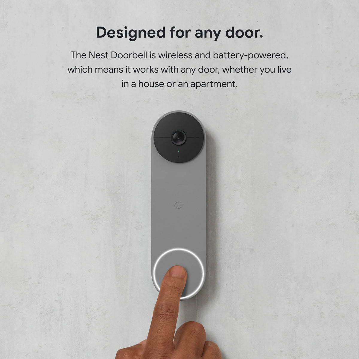 Google Nest Doorbell (Battery) (Linen)