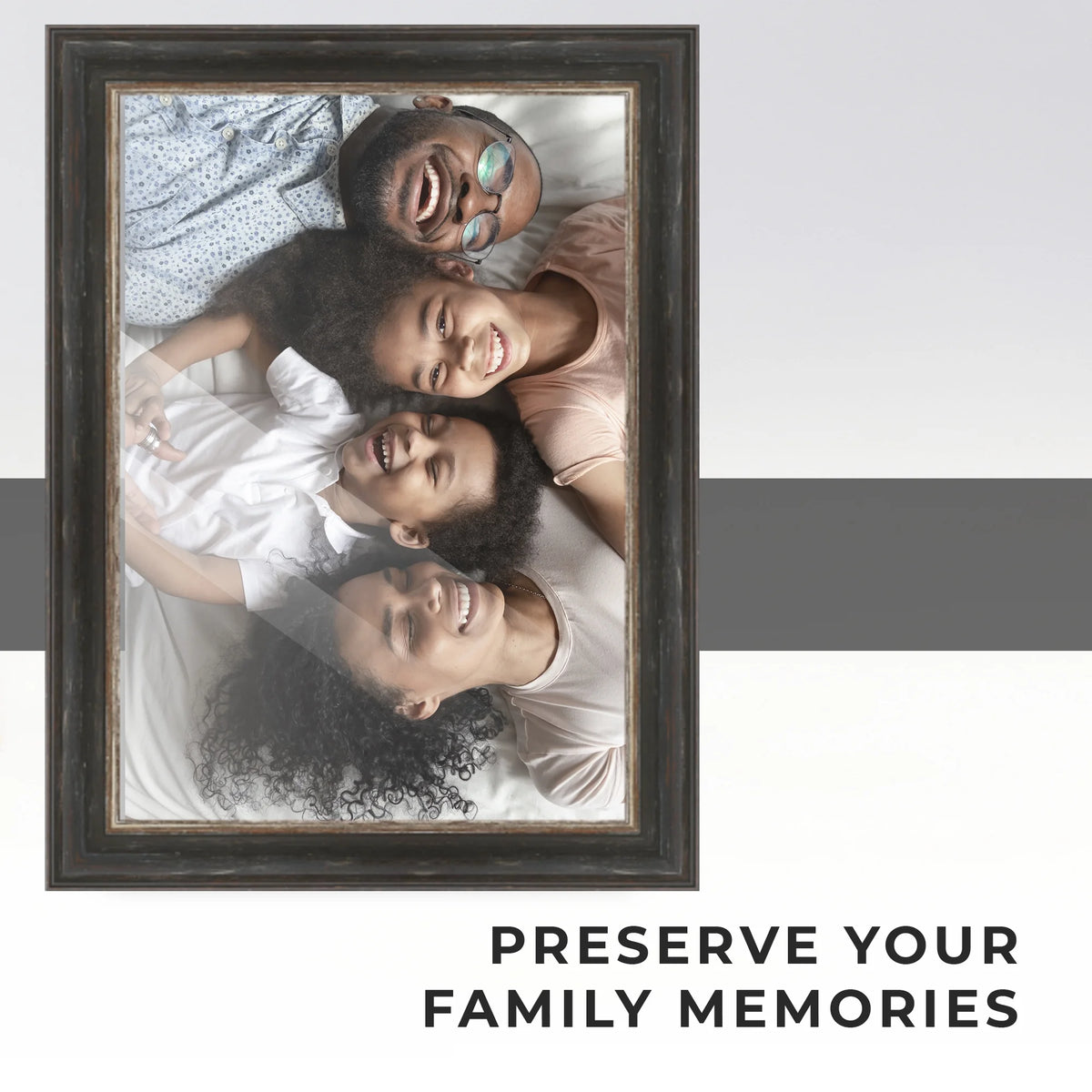 20x48 Frame Black Passaggi Solid Wood Picture Frame Width 1.5 Inches | Interior Depth 0.5 Inches |