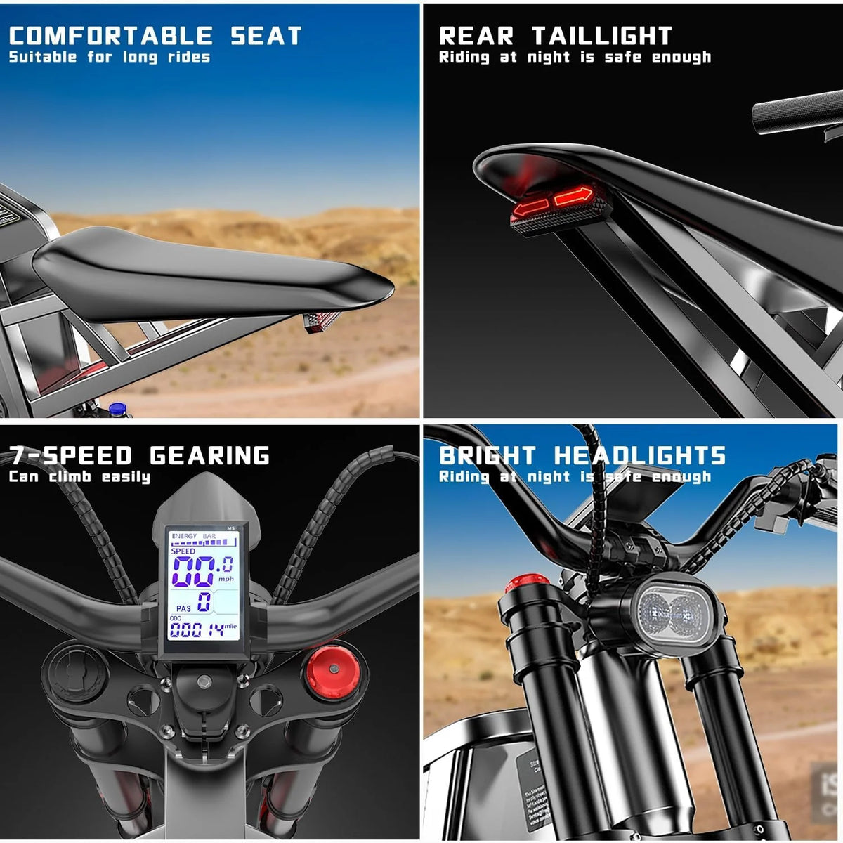 FREEGO X2 Pro Electric Dirt Bike 6000W(Peak) Motor 60V/30Ah Battery,50MPH/80Mile UL2849