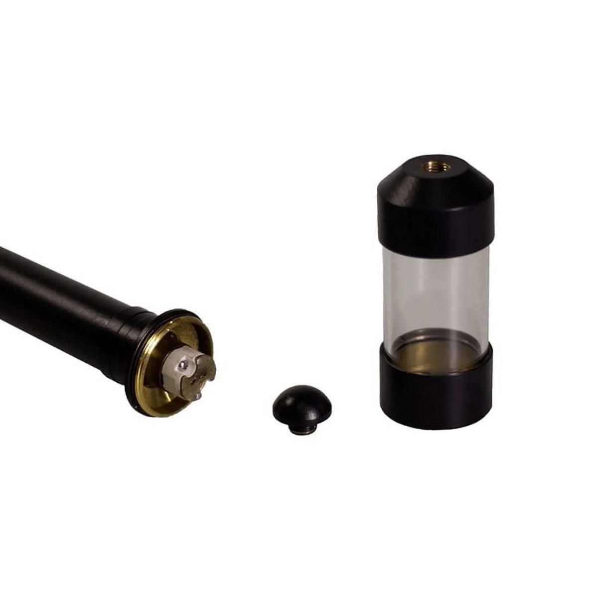 VOLT Flat Hat 12V Brass Path Light (7" Shade, 25" Tall)