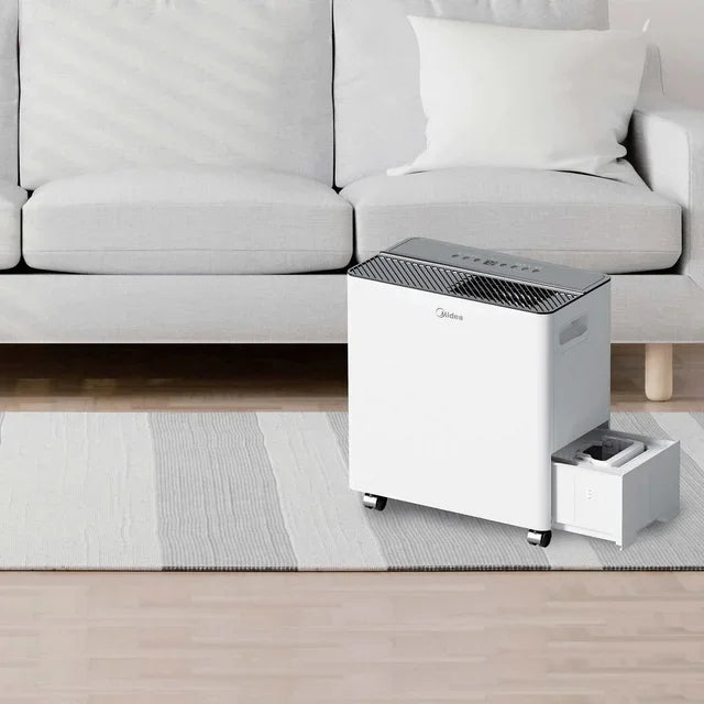 Restored Midea Smart 50-Pint Dehumidifier with Built-in Pump, (Refurbished)