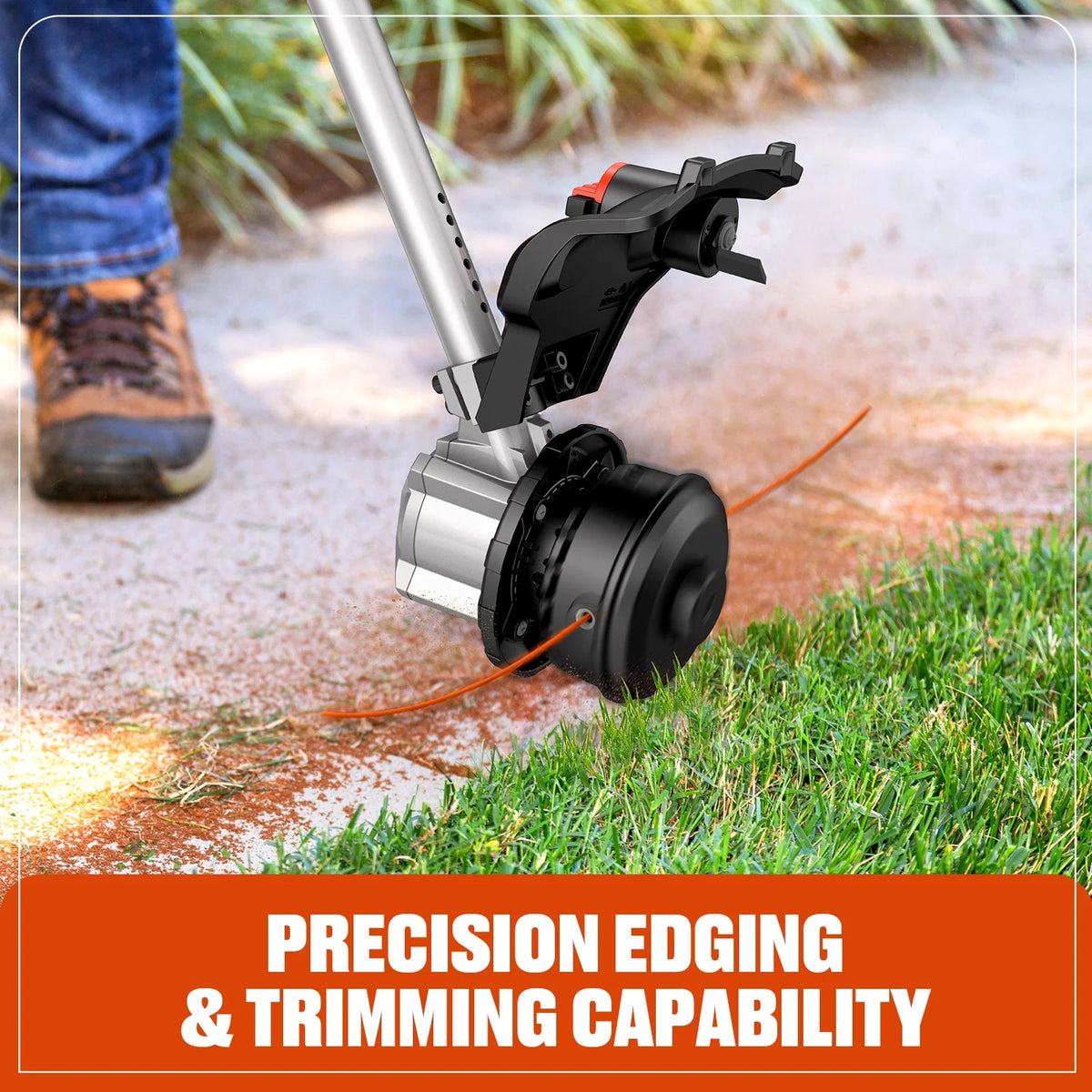 SENIX 20V 2-Tool Cordless Combo Kit, 10-Inch String Trimmer & Variable Speed Leaf Blower (One 4.0Ah Battery and Charger Included) S2K2B1-03