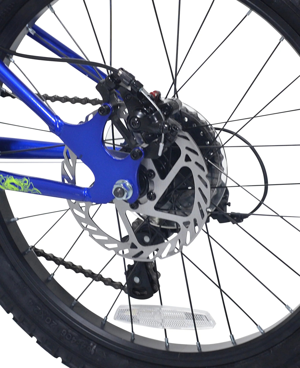 20" Ozark Trail Vibe Mountain Bicycle, 7 Speed, Fits Riders 3'11"-4'4", Blue, Teen, Unisex