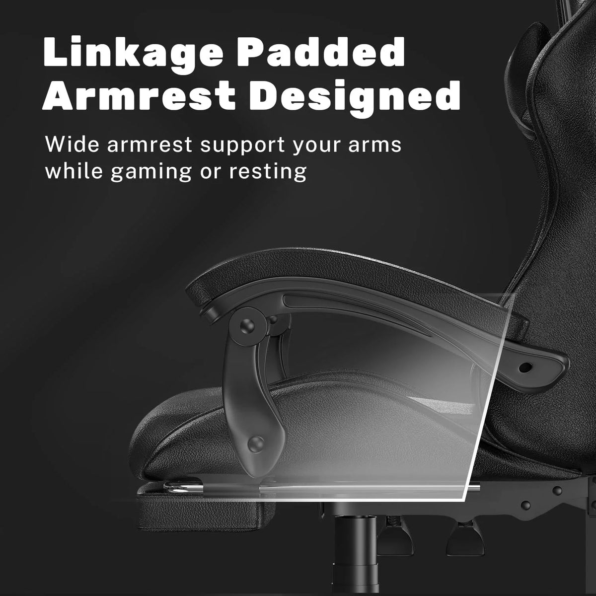 Bigzzia Gaming Chair Pu Leather Office Chair with Ergonomic Lumbar Pillow, Reclining Racing Game Chair Backrest and Seat Height Adjustable Swivel Recliner,Esports Chair with Headrest,Blue