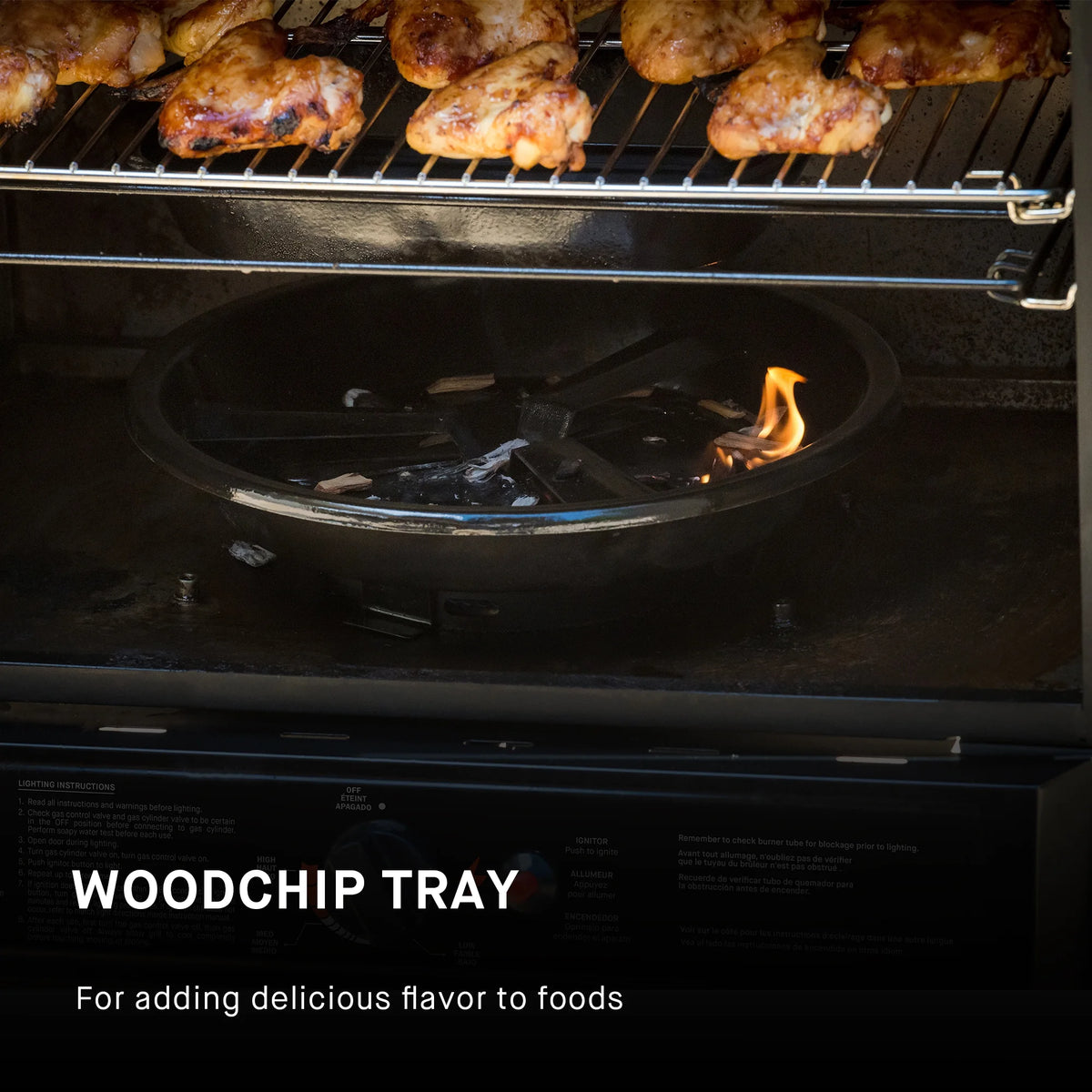 Two Door 30-inch Propane Smoker in Black