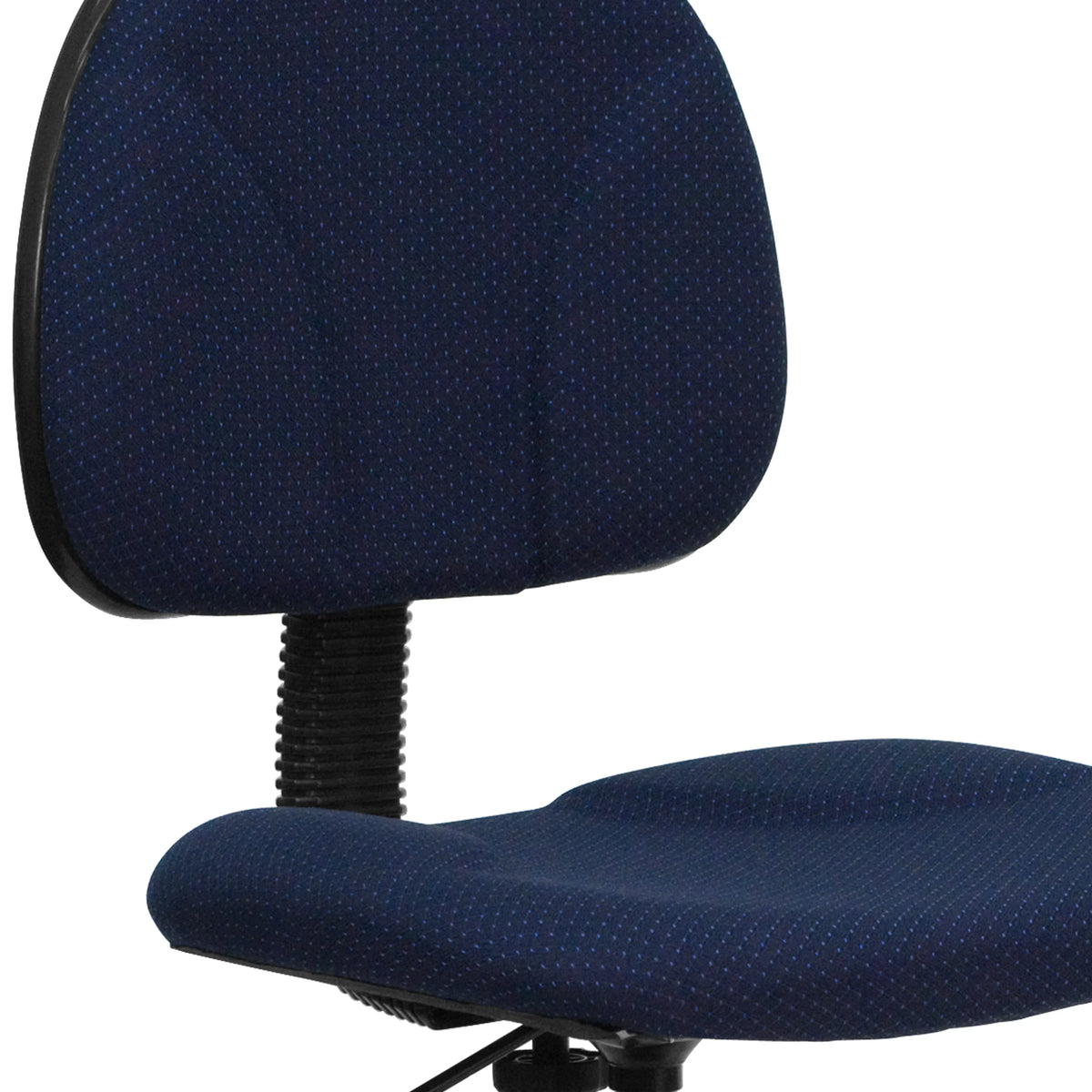 Emma  Oliver Black Fabric Drafting Chair (Cylinders: 22.5"-27"H, 26"-30.5"H)