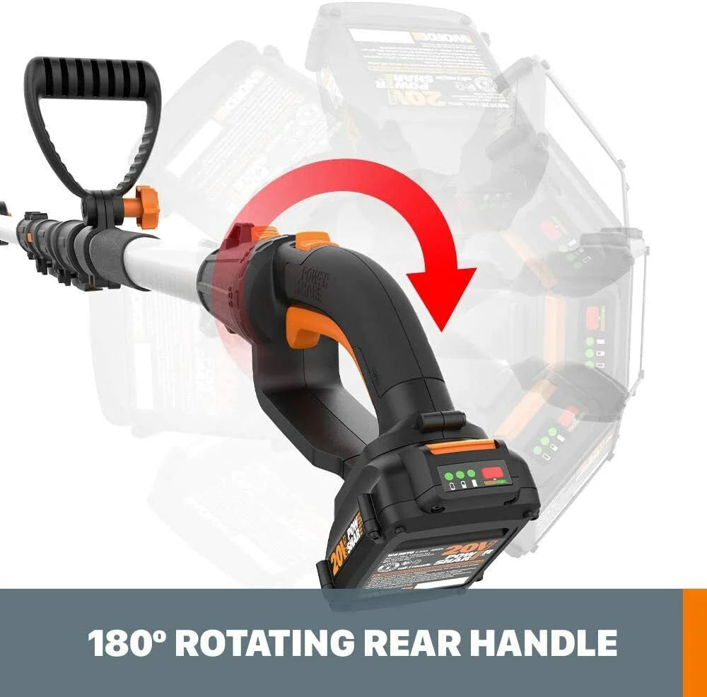 Worx WG349.9 20V Power Share 8" Pole Saw with Auto-Tension (Tool Only)