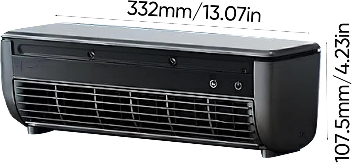Saker Portable Wireless Wall Mounted Air Conditioner,Mini AC Cooler for Kitchen,Battery-Powered, Wall Mountable, Easy Clean (white)