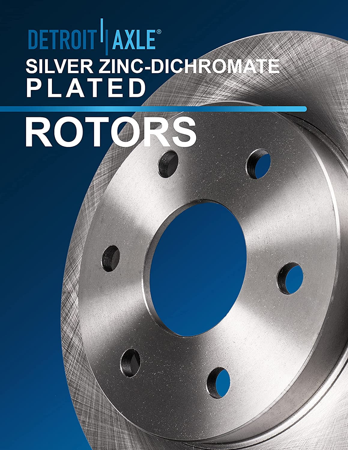 Detroit Axle - Front Brake Rotors for 6 Lug 4.2L Buick Rainier Chevrolet Trailblazer GMC Envoy Isuzu Ascender Brake Rotors Replacement Brakes and Rotors: 11.89" Rotors