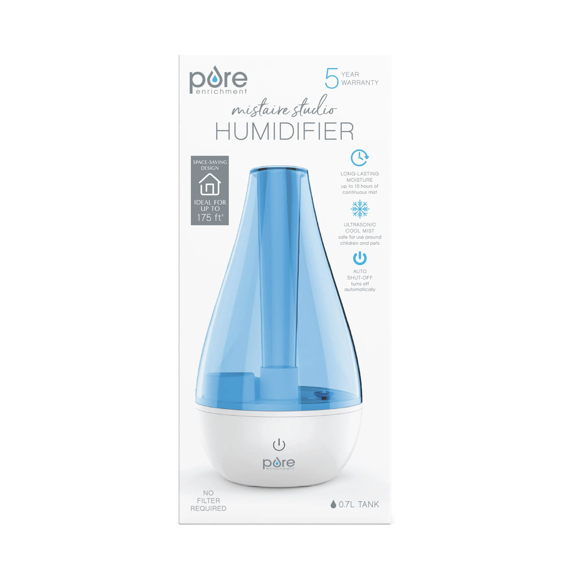 Pure Enrichment Ultrasonic Cool Mist Humidifier