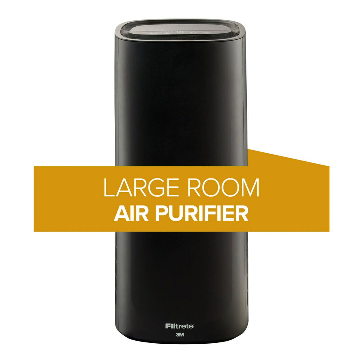 Filtrete by 3M Air Purifier, Large Room Tower, 290 Sq gt Coverage, Black, TRUE HEPA Filter Included