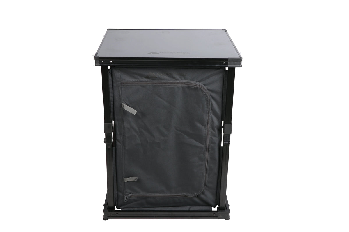 Ozark Trail Kitchen Organizer Hardtop Table, Gray, 23 x 20 x 31