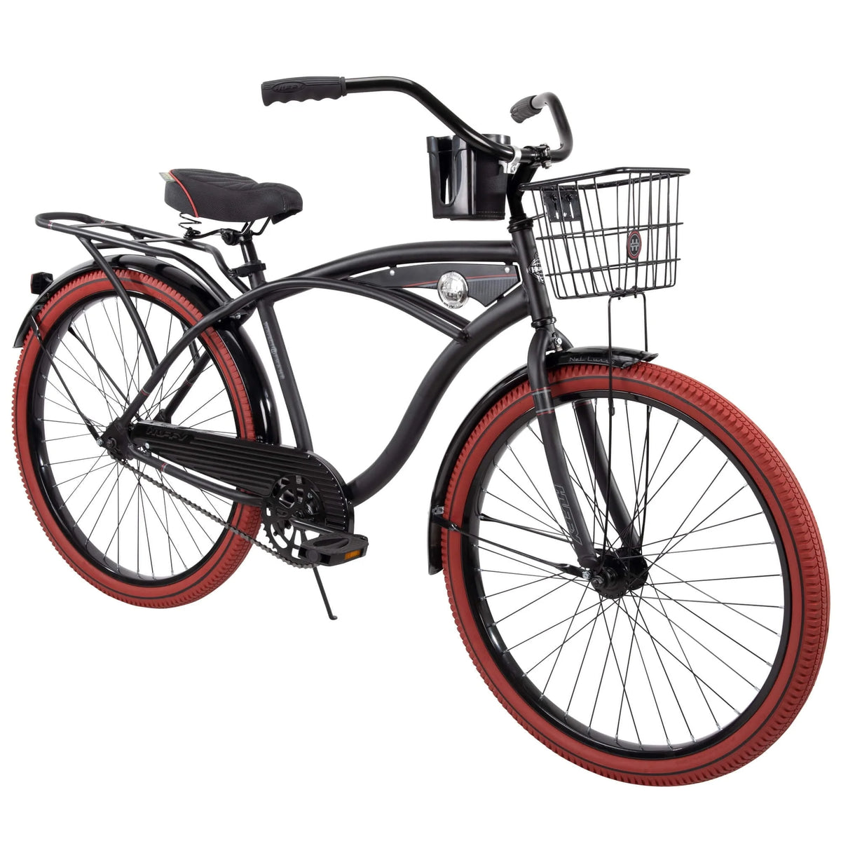 Huffy 26�?Nel Lusso Men's Cruiser Bike, Matte Black