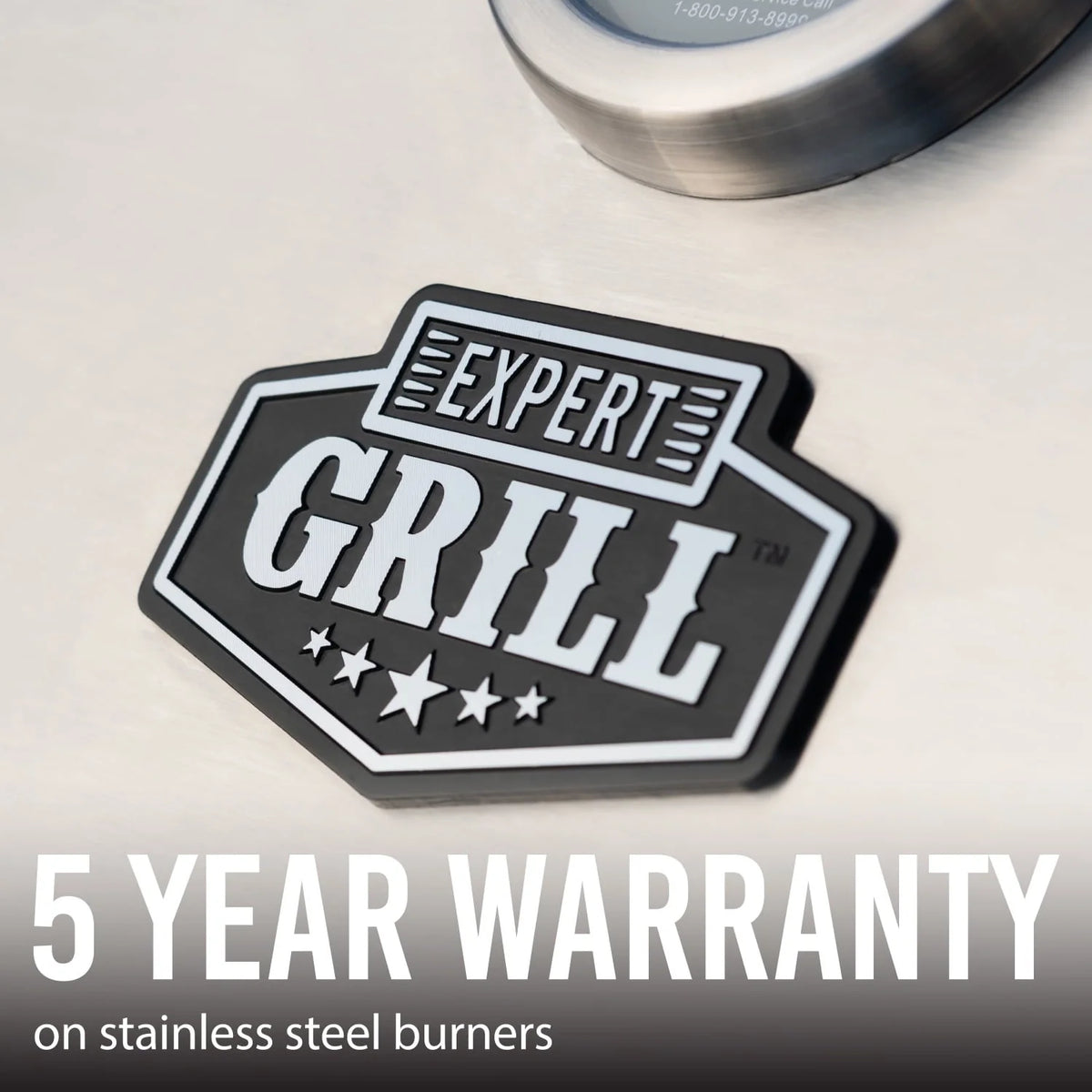 Expert Grill 5 Burner Propane Gas Grill with Side Burner