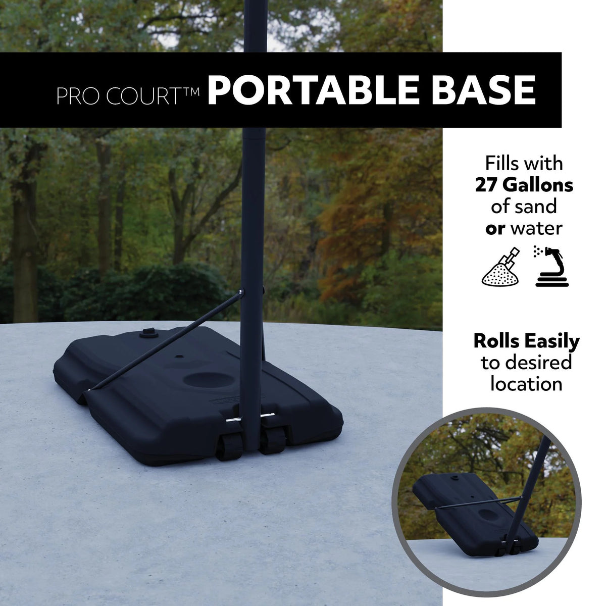 Lifetime 44-Inch Shatterproof Portable Basketball Hoop with Telescoping Adjustment & Classic Rim - Model 90073-Outdoor Play