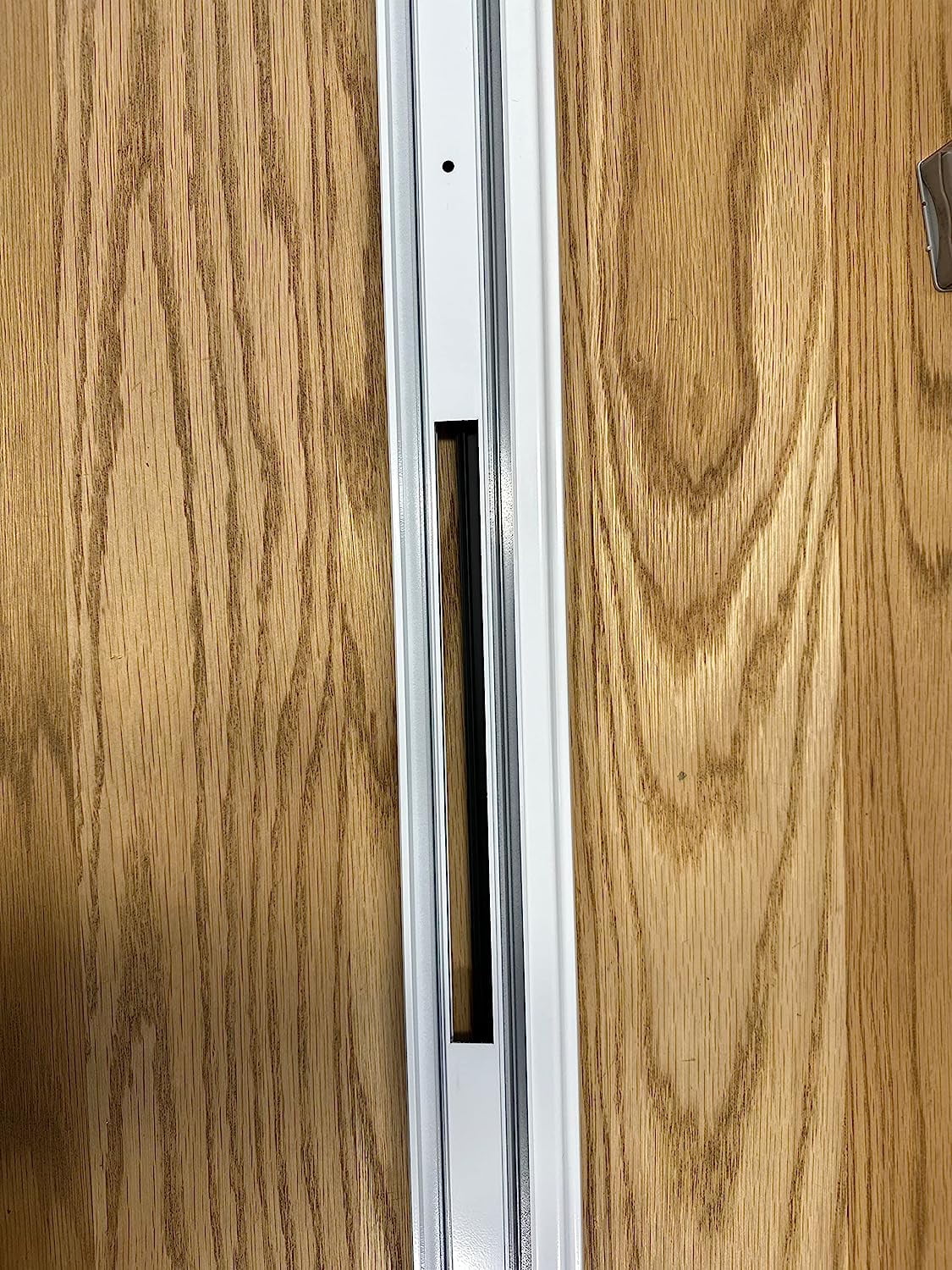 Life Products! T-Astragal Aluminum 80 in Weather Stripping 80x5/8x1-3/4 in Inswing Doors Black