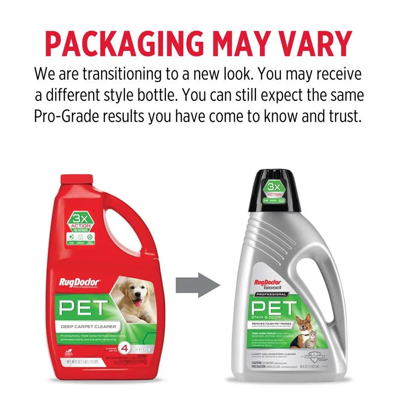 Rug Doctor X3 Commercial Carpet Cleaner - Pro Pet Pack, Includes 48 oz. Pet Cleaner