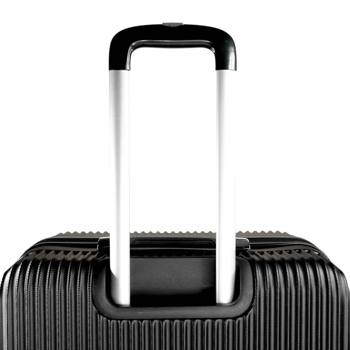 K-Cliffs 3pcs Luggage Set Lightweight Expandable Hard sided ABS Spinner Travel Suitcase  Black