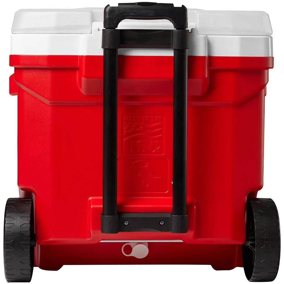 IGLOO Latitude 60 qt. Roller Hard Cooler - Red