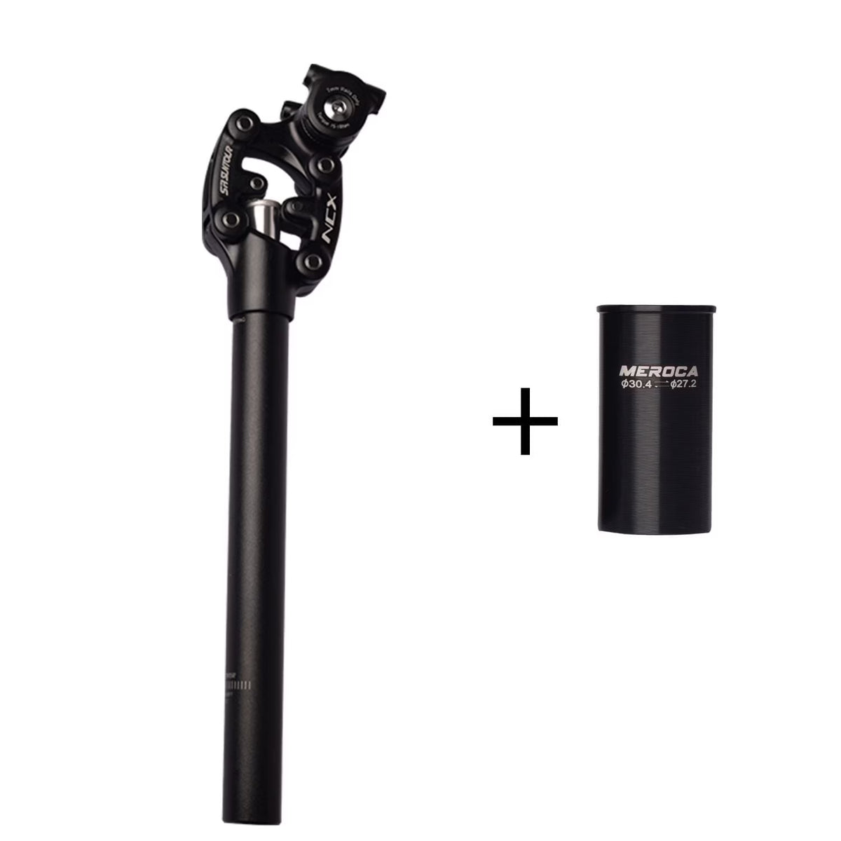 SR Suntour NCX Bicycle Suspension Seat Post with Standard Spring，Specification 27.2*350mm