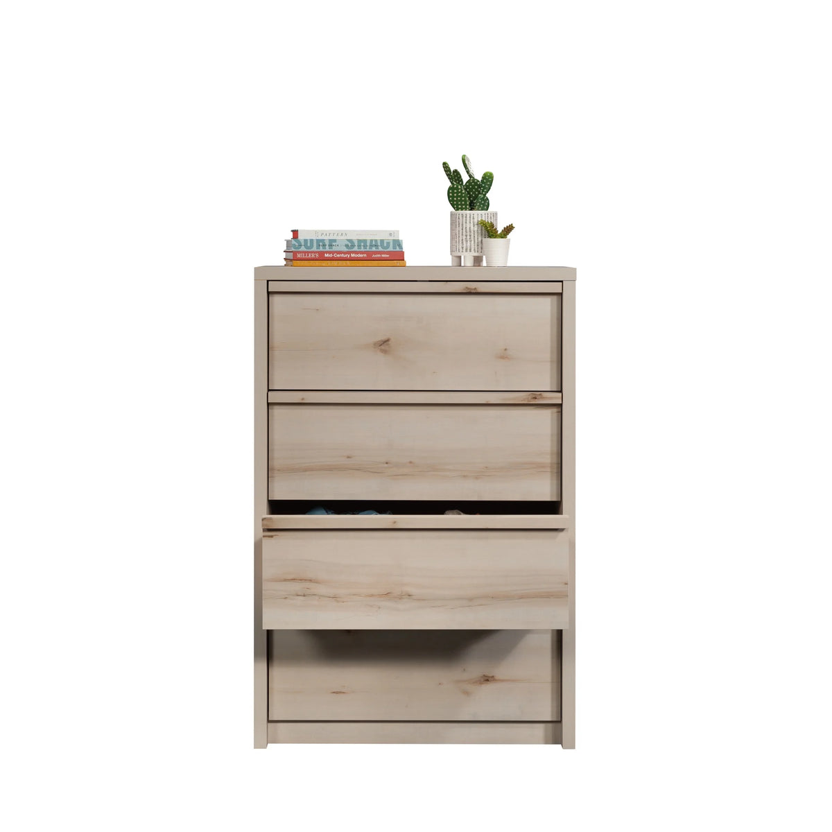 Sauder Harvey Park 4-Drawer Bedroom Chest, Pacific Maple Finish