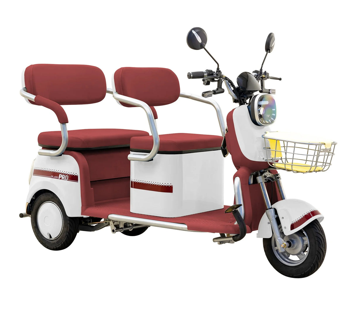 Massimo MGC E-Trike 3-Wheel Electric Cart �C 17 MPH, 2-Seater Adult Scooter �C Blue