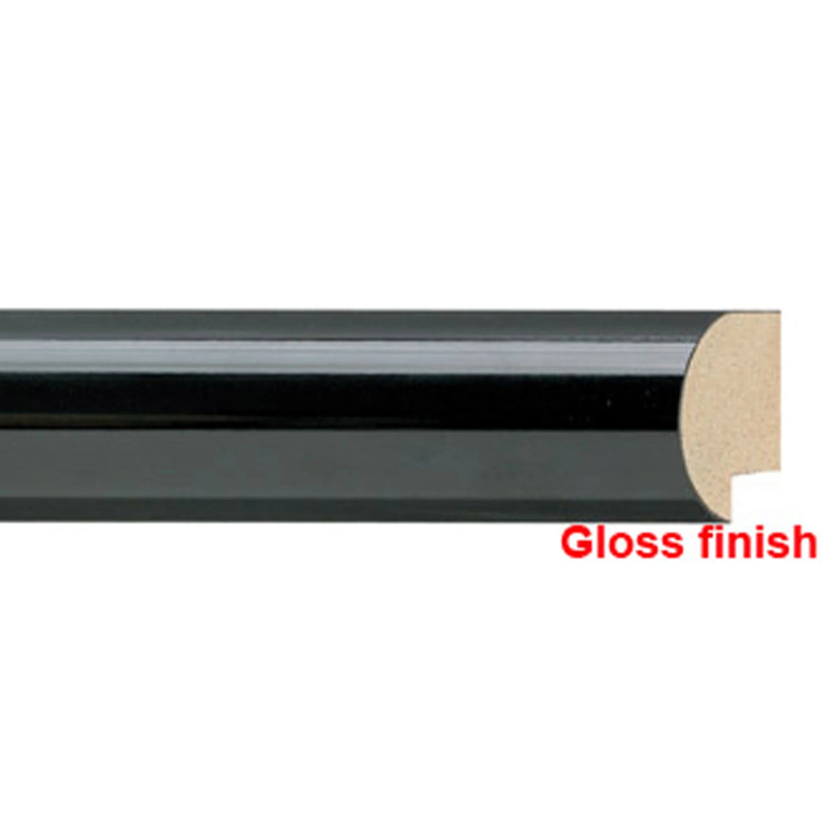20x48 Frame Black Passaggi Solid Wood Picture Frame Width 1.5 Inches | Interior Depth 0.5 Inches |