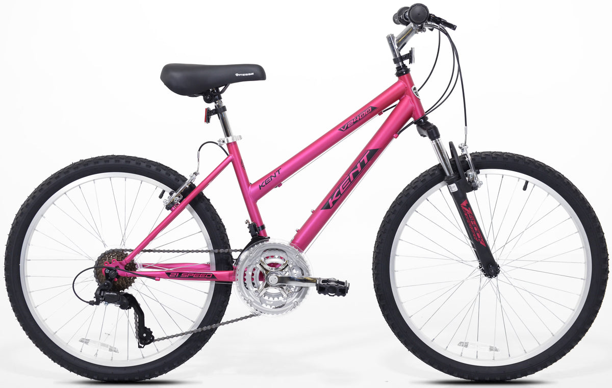 24" Kent V2400 Magenta Silver Bicycle