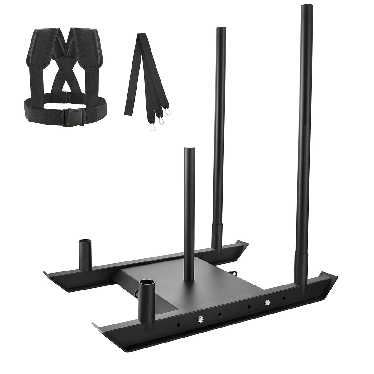 KFFKFF Weight Power Pull Push Sled Fitness Strength Speed Resistant Training Sled
