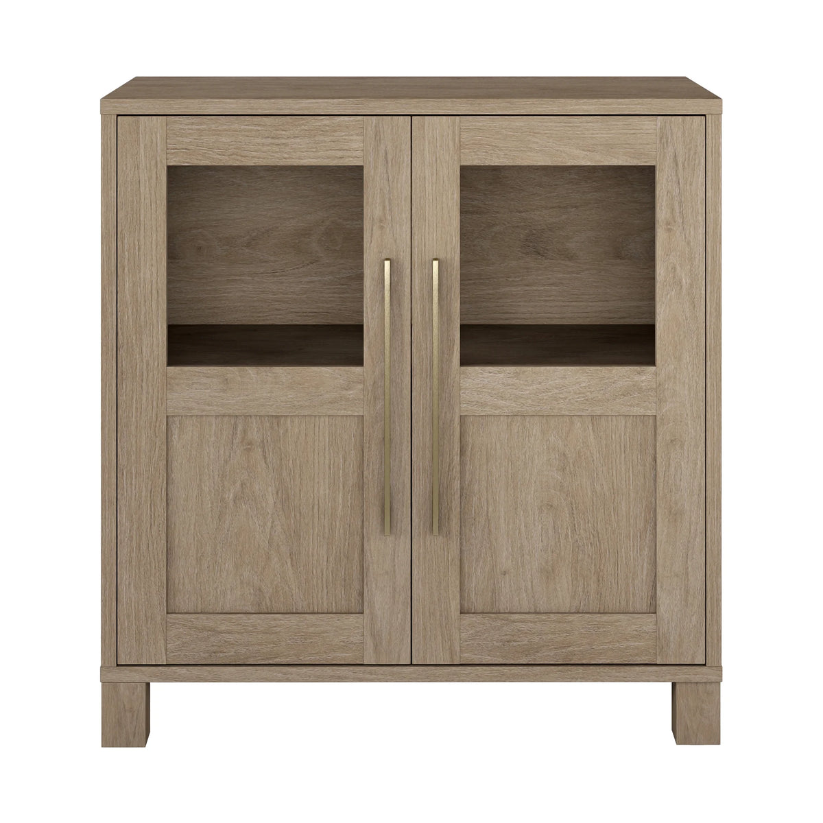 Evelyn&Zoe Holbrook Rectangular Accent Cabinet, Alder White