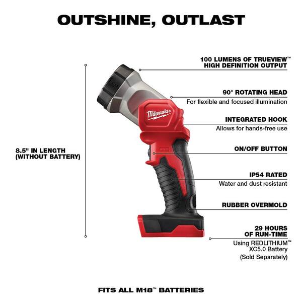M18 18V Lithium-Ion Cordless Combo Tool Kit (6-Tool) with Two M18 Wet/Dry Vacuums