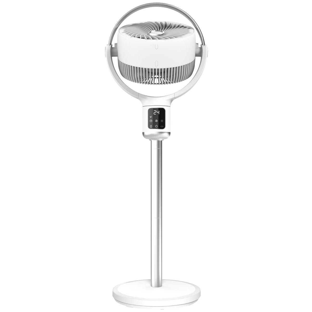 Lasko Whirlwind 7�� 24-Speed Orbital Motion 25ft/s Airflow Remote Control Pedestal Fan, APDC301
