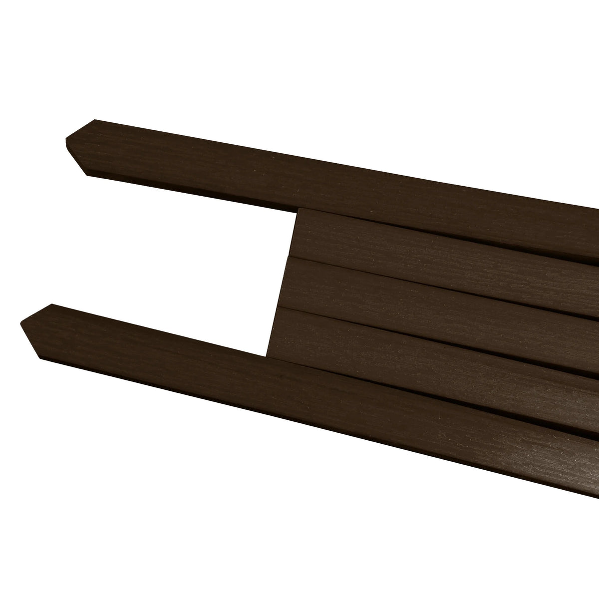 Highwood 6ft Traditional Fan Trellis - 30" L x 1.4" W x 72" H, Outdoor, Eco-friendly, Synthetic Wood