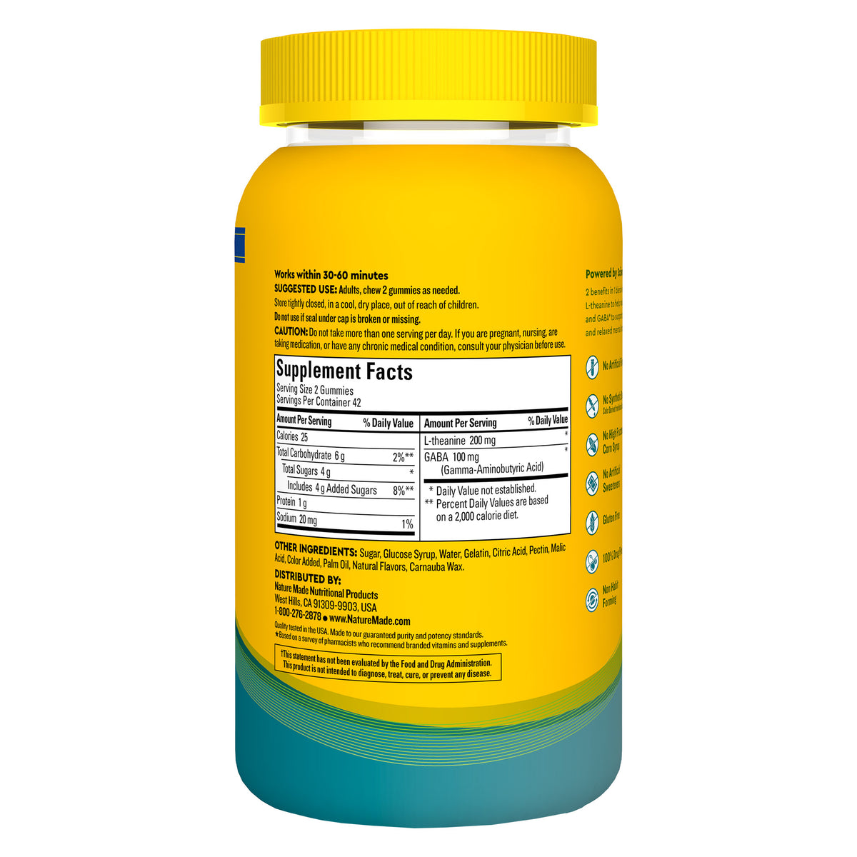 Nature Made Wellblends Stress Relief, 84 Gummies