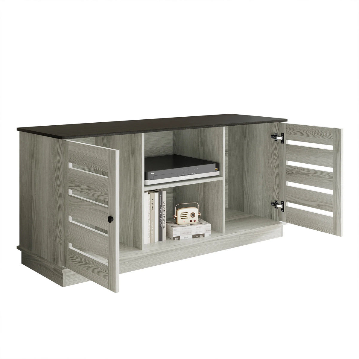 Castle Place Vintage TV Stand Console for TVs up to 50", Blue