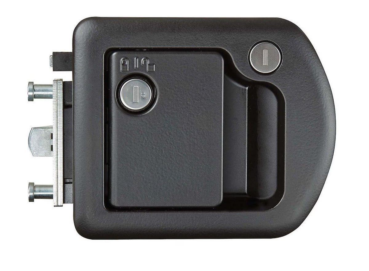RV Designer T507 Black Steel Dead Bolt Entry Door Latch