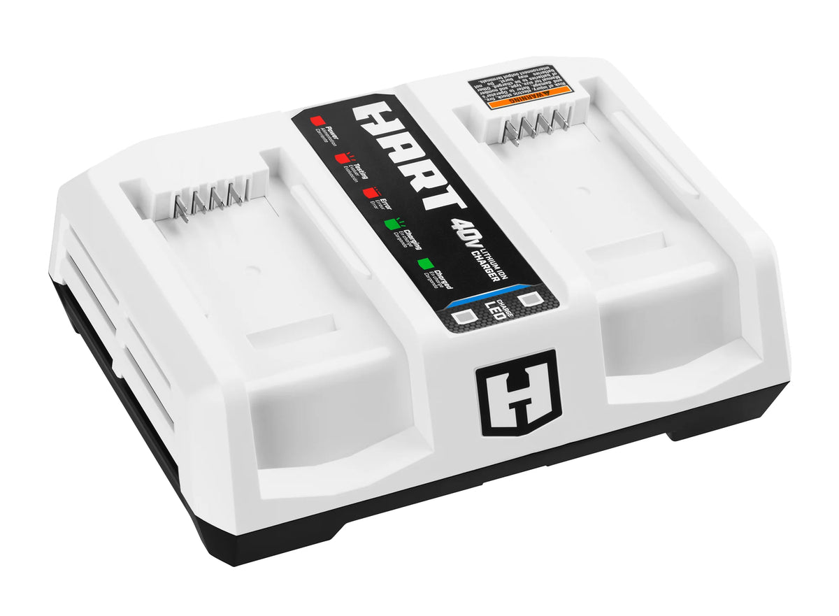 HART 40-Volt Dual Port Fast Charger for HART 40V Batteries