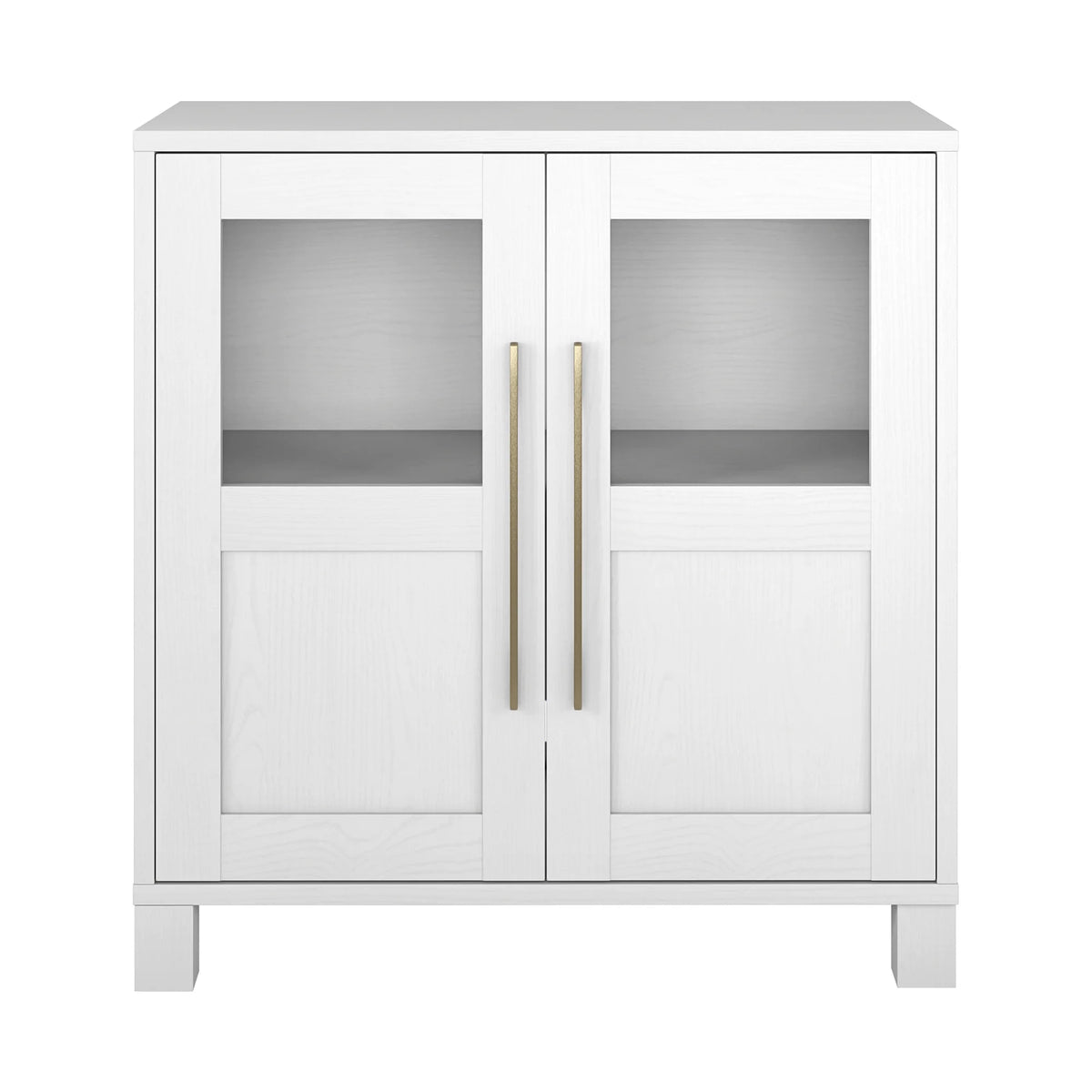 Evelyn&Zoe Holbrook Rectangular Accent Cabinet, Alder White