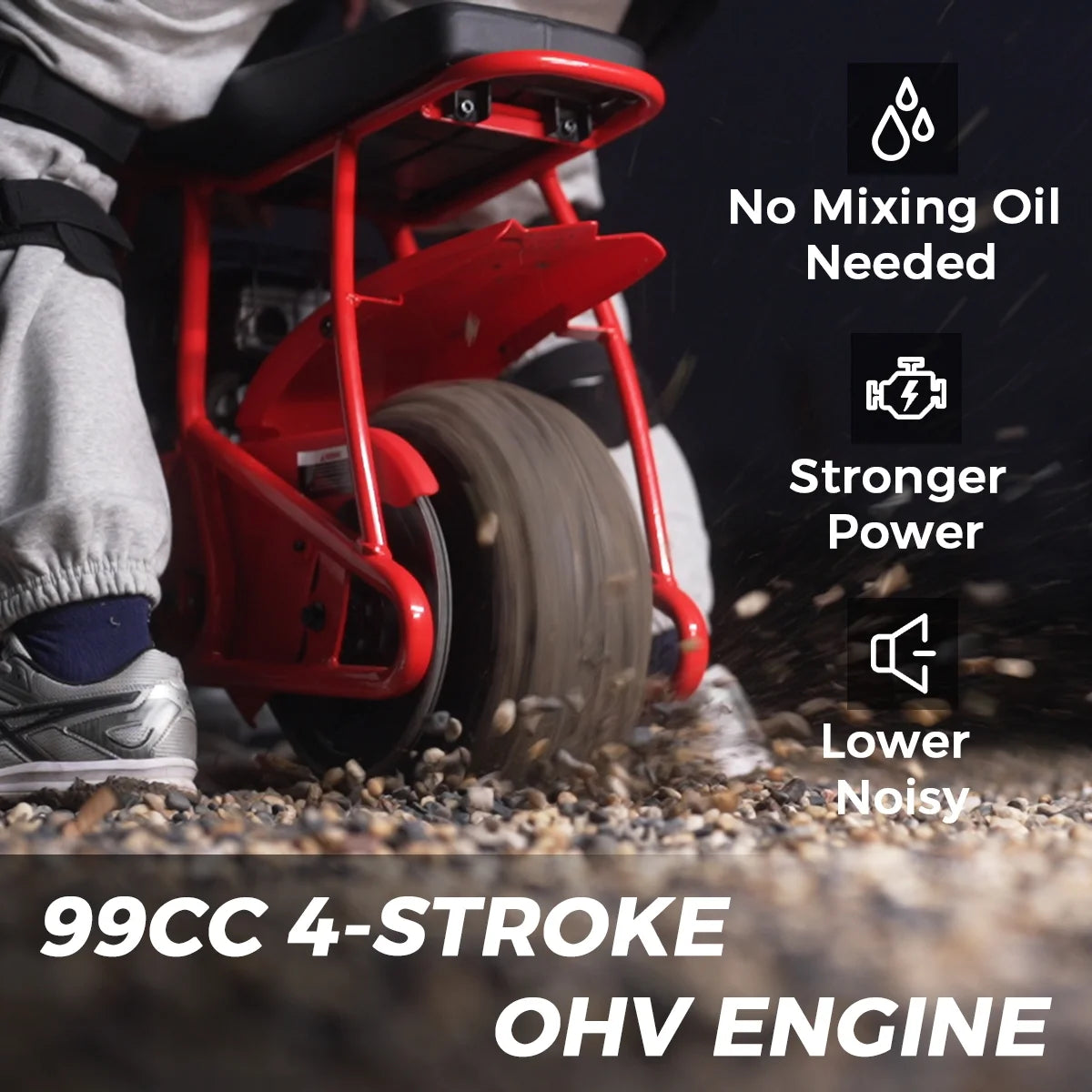 FRP GMB100 99cc 4-Stroke Gas Powered Mini Bike