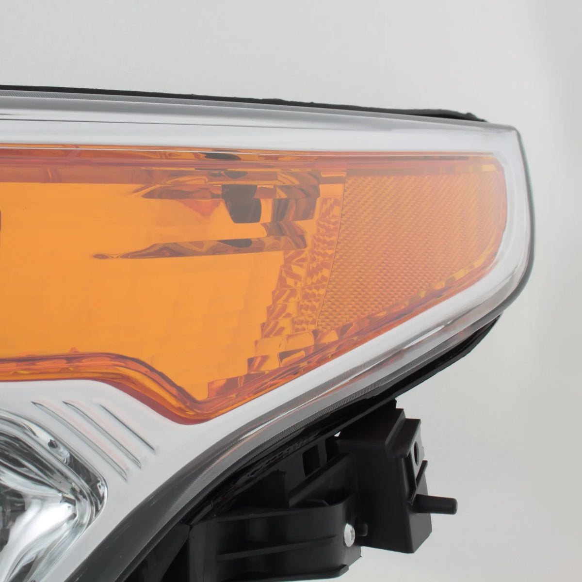 AKKON - For 2011-15 Ford Explorer Driver + Passenger Projector Headlight Assembly Chrome Housing Clear Lens Full Set