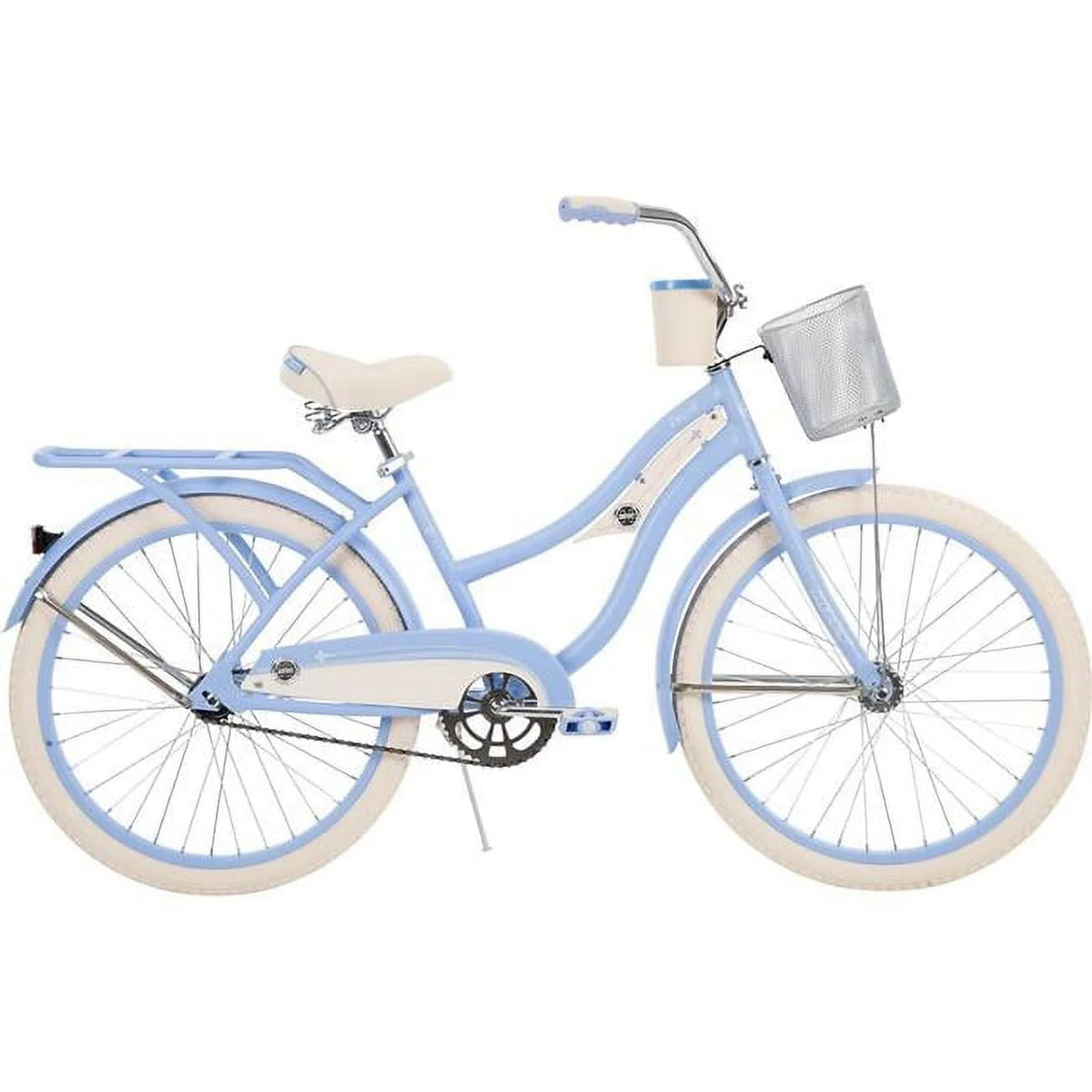 Huffy 24610 24 in. Deluxe Womens Cruiser Bike, Blue - One Size