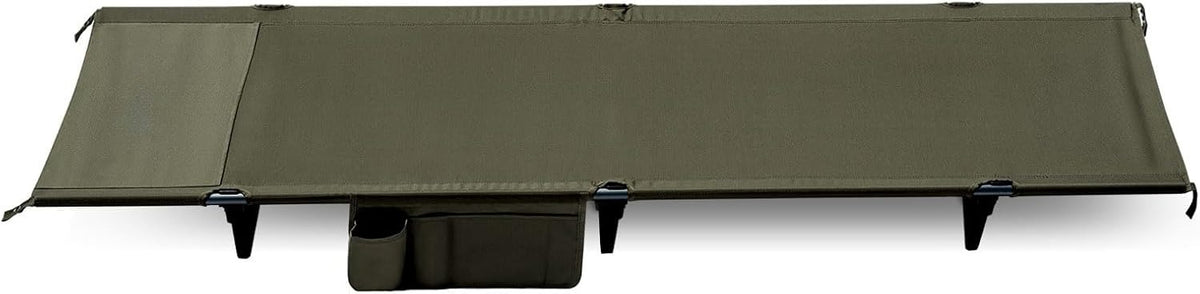 Camping Cot in Ranger Green – 400lbs Support, Lightweight Folding for Camping, Hiking & More
