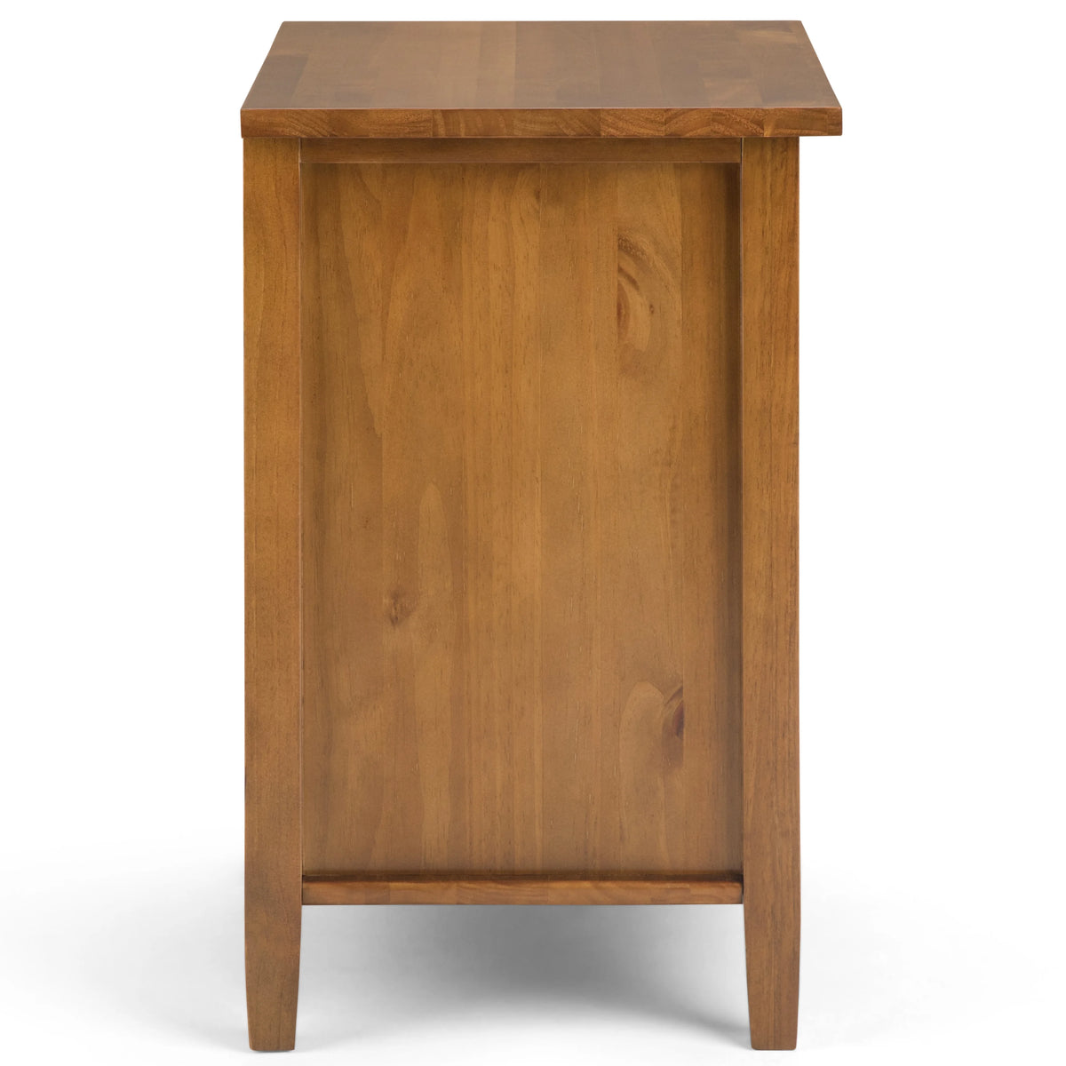 Warm Shaker 24 inch Solid Wood Transitional Night Stand in Light Golden Brown (Set of 2)